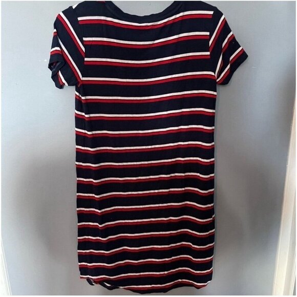 Garage Nautical Stripe T-shirt Dress Women's Size XS Casual Summer Wear - Picture 4 of 4